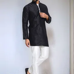 Moda Rapido Men Ethnic Motifs Regular Kurta with Pyjamas-picture-36