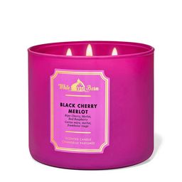 Bath & Body Works Black Cherry Merlot 3-Wick Scented Candle - 411g-image-3