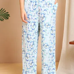 ETC Women Printed Cotton Lounge Pants-image-75