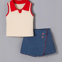 hopscotch 2-Piece Solid Blouse and Shorts-picture-12