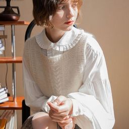 StyleCast Women Cable Knit Sweater Vest-image-35