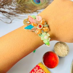 Sangria Unisex Multi Wraparound Rakhi-image-11