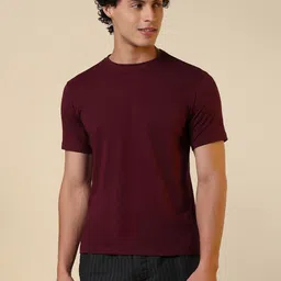 SleepZ by Raymond Men Solid Round Neck T-shirt-picture-5