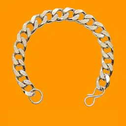 Dynamic Retail Global Men Silver-Plated Stainless Steel Link Bracelet-image-19