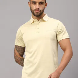 VECTOR X Men Solid Polo Collar T-Shirt-image-77