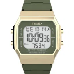 Timex Unisex Brass Dial & Bracelet Style Straps Digital Watch TW5M60800-30