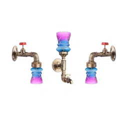 Somil Mordern Wall Lamp Light in Tap Design, Size: 19 X 19 X 34 Cm, Pack of 3-image-96