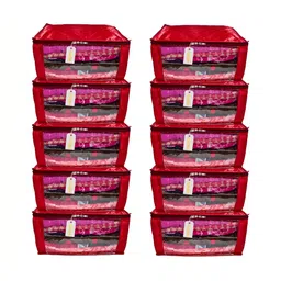 Ajabh Maroon Set of 6 Regular Drawer Organiser Organisers-image-25