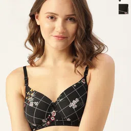 Lady Lyka Floral Bra Medium Coverage Lightly Padded-image-89