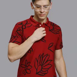 STELVIN Men Floral Printed T-shirt-picture-6