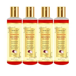 DRONTIKA Set Of 4 Red Onion Natural Shampoo - 200 ml Each image 1