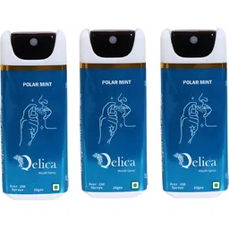 Qelica Set Of 3 Polar Mint Fresh Breath Spray-10g Each-image-77