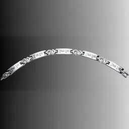 Dynamic Retail Global Men Silver-Plated Link Bracelet-image-75