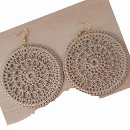 My Little Princess Crochet Drop Earrings-image-73