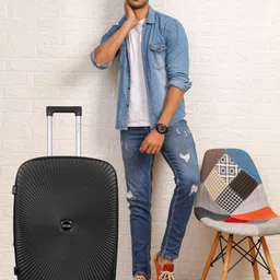 Polo Class Unisex Hard Sided Trolley Bag With Vanity Bag-image-82