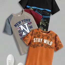 BAESD Boys 3 Pure Cotton T-shirt-image-27