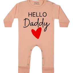 Arvesa Hello Daddy Printed Bodysuit-image-73
