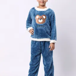 Lugo Unisex Kids Graphic Print Night suit-image-21
