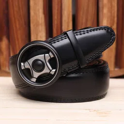 WINSOME DEAL Men Solid Slider Buckle Closure Belt-picture-48