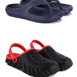 PENNEN Set Of 2 Stylish Thong Flip-Flops & Clogs-picture-5