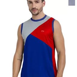 FTX Pack Of 2 Colourblocked Sleeveless Dry Fit T-shirt-image-68