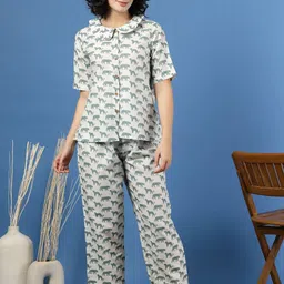 SUNEKH Women Printed Night suit-image-29