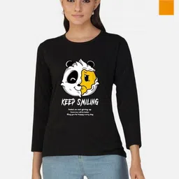 Metronaut Women 2 Printed Bio Finish Applique T-shirt-picture-27