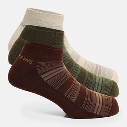 Blackberrys Men Pack Of 3 Cotton Patterned Ankle Length Socks-image-44