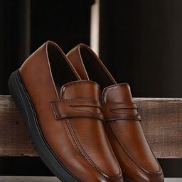 Guava Men Round Toe Formal Slip-On Shoes-image-21