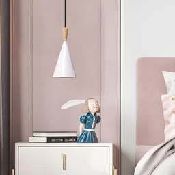GAUVIK White Aluminium Ceiling Lamp-21