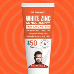 Elemnt Sports Science White Zinc SPF 50 Sunscreen- 100 gm-11