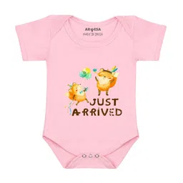 Arvesa Infants Printed Short Sleeve Bodysuit-image-70