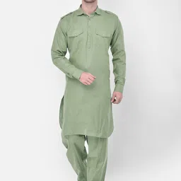 SG LEMAN Men Shirt Collar Long Sleeves Kurta with Salwar-picture-27