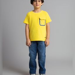 Ed-a-Mamma Boys Typography Printed Bio Finish Pockets T-shirt-image-21