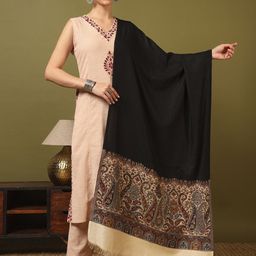 Kala Maison Women Paisley Woven Design Shawl-picture-17