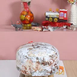 Shadowkart White & Orange Pouffe Small Ottomans-35