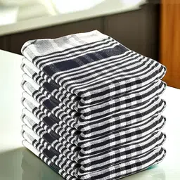 Kuber Industries 12 Pieces Printed Cotton Kitchen Towels-30