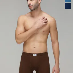 AMUL COMFY Pack Of 3 Pure Cotton Mid Rise Long Trunks - AC-FCTRIE-SB-CB-AF-S-3PC-image-96