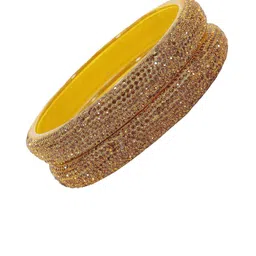 NMII Set of 2 CZ-Studded Glitter Bangles image 4