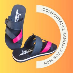 MyChetan Men Colourblocked Comfort Sandals-image-17
