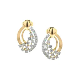 VALANOVA 14K Yellow Gold 0.35 Ct Lab Grown Diamond Earrings-image-64