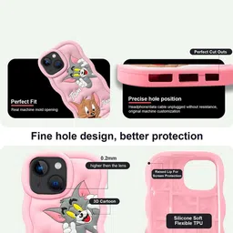 CASE CREATION Cartoon Characters Printed iPhone Xs Back Case Mobile Accessories image 4