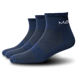 MARLIT Men Pack Of 3 Cotton Ankle Length Socks-image-1