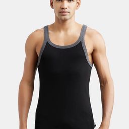 Jockey Men Super Combed Cotton Sleeveless Gym Vest US27-0105-BL-CH-image-41