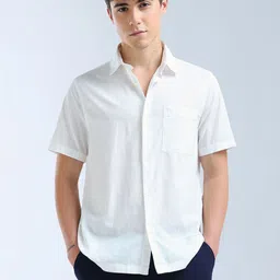 Flying Machine Men Classic Opaque Casual Shirt-image-92