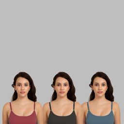 Women Cotton Maroon,Black,Dark Green Non Padded Non-Wired Lingerie Bra Sport wear Gym Crop Tank Top-picture-45