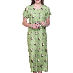 TRUDO Printed Maxi Nightdress-image-11