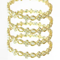 SGN fashion Gold Brass Bangles-picture-40