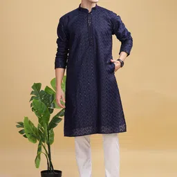 Anouk Men Thread Work Kurta-10