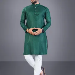 Attigo Men Regular Kurta with Pyjamas-picture-5